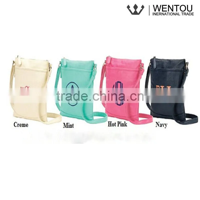 Personalized Monogrammed Crossbody Handbag With Long Strap