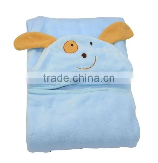 2016 new China supplier cute hooded baby blanket