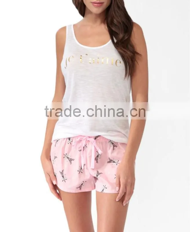 woven pajama sets