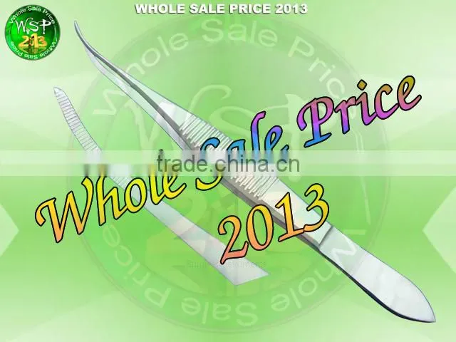 IRIS FORCEPS CURVED EYE SURGICAL INSTRUMENTS