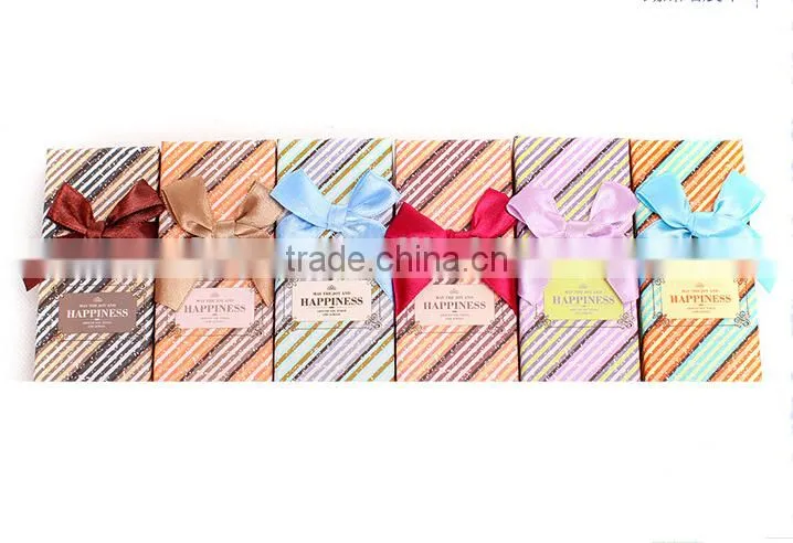 Jewelry Necklace Bracelet Present Bowknot Gift Display Box Case, Rose Flower Paper Gift Box