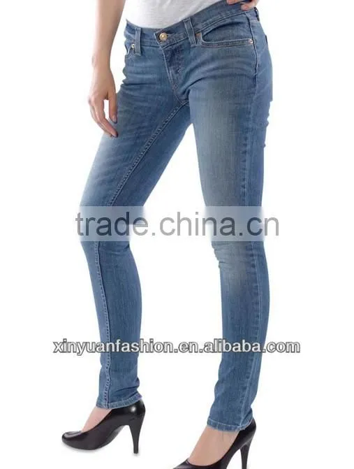 New women pant fitness fashion denim jean