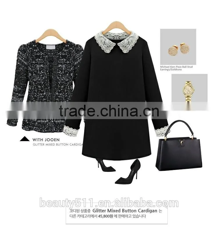 summer women dress organza black lady dress SD79