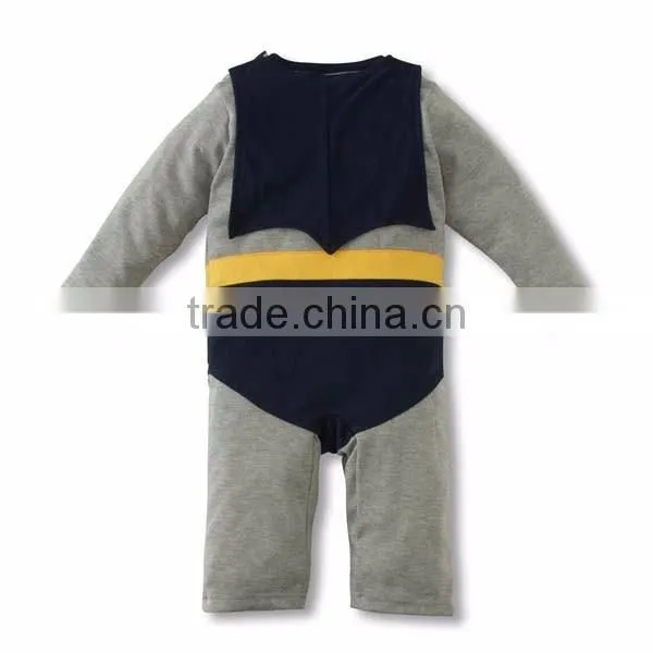 2016 cartoon superman cotton baby boy romper