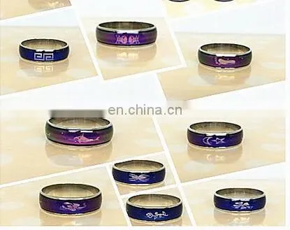 Changing Color Rings Love Temperature Ring Mood Rings by Emotion Feeling Assorted Style Rings Jewelry
