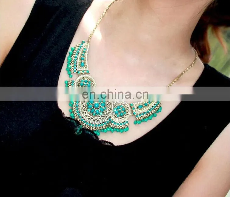 2014 Wholesale India Earring And Necklace Jewelry Set