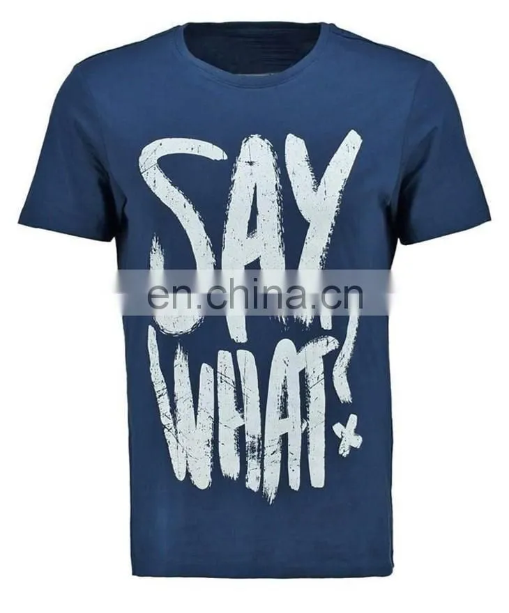 China maufacturer men apparel custom tall t shirts t-shirts screen printing in front wholesale