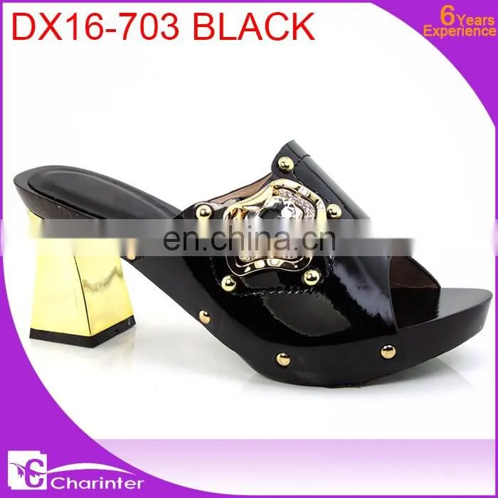 african ladies slipper square heel ladies shoes wholesale italian ladies hsoes