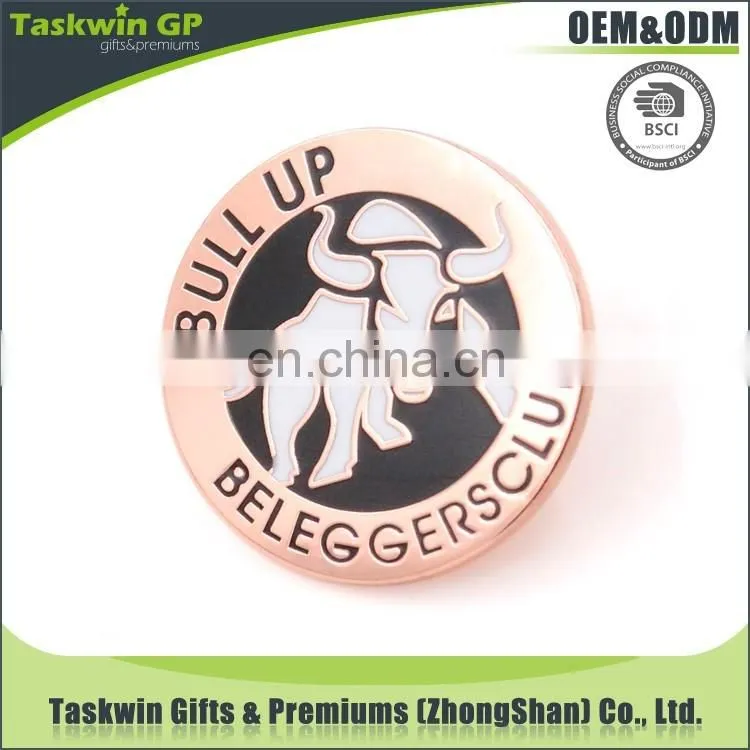 2017 wholesale cheap custom metal pin badge with your own design