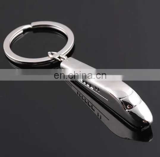 Metal Train Shape Keyring for Promotion Gift