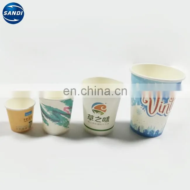 Custom LOGO printed disposable coffee paper cup