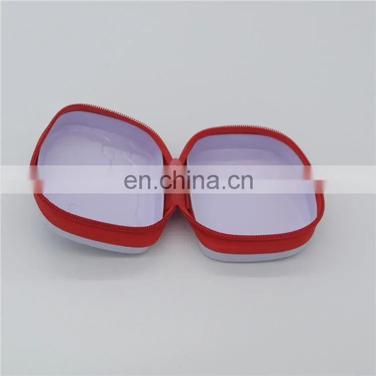 Round gift metal tin wallet tin coin wallet wholesale