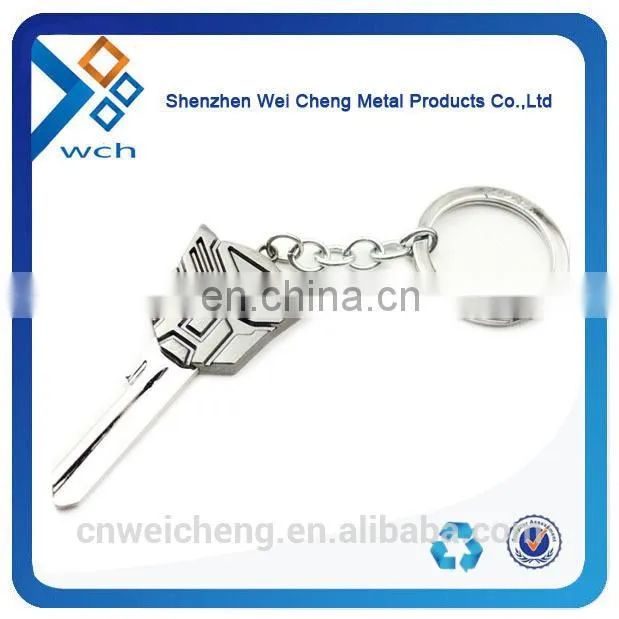 Fashion Cheap Custom Cut Out Round Metal Keychain