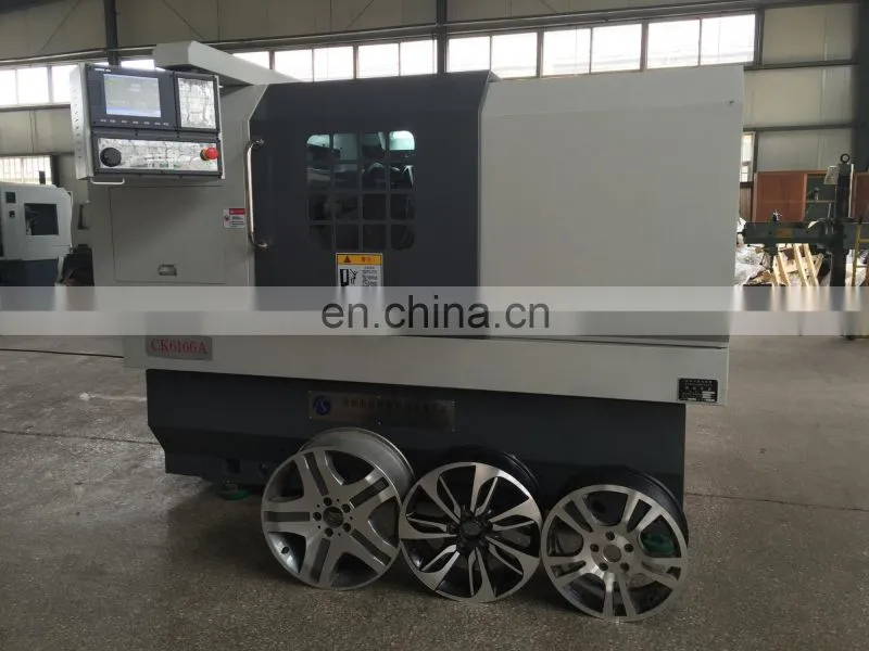 High quality CK6166A wheel repair lathe machine