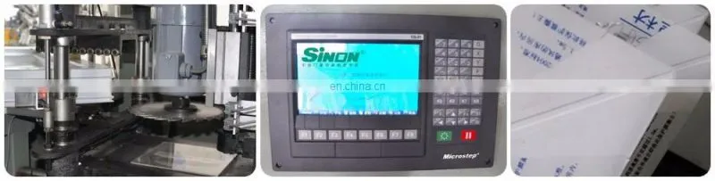 CNC Automatic 3 Tools PVC Window Corner Processing Machine