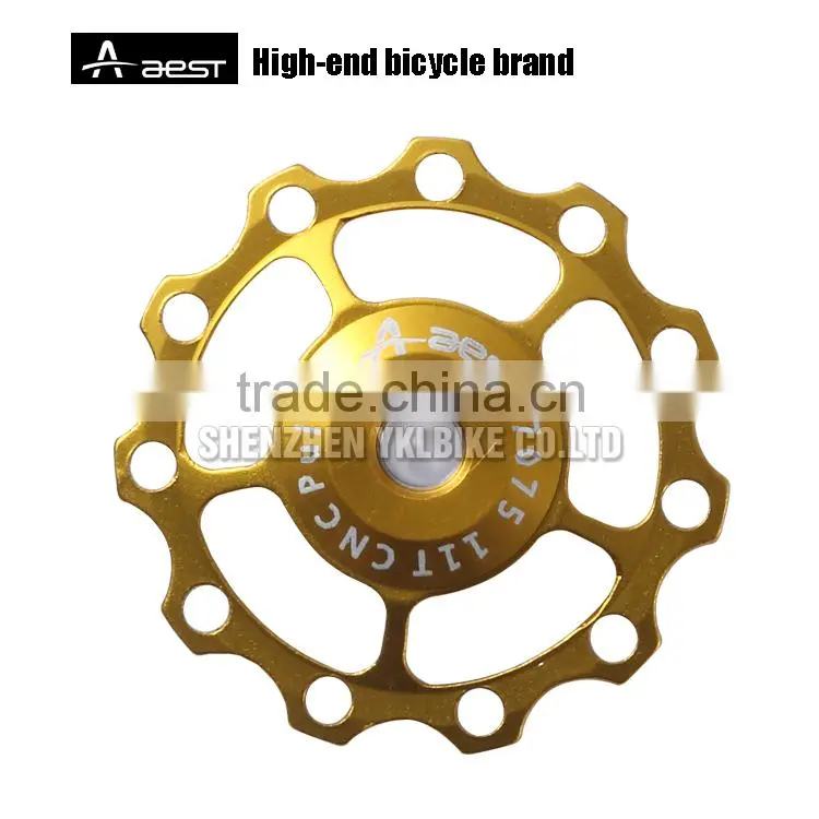 Selling Like Hotcakes!! 2015 AEST Bike Rear Derailleurs Pulley on hot sales,bicycle jockey wheel