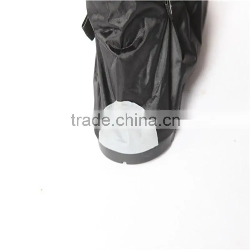Hot sale PVC Outsole Material and low Upper Material black rain shoe cover