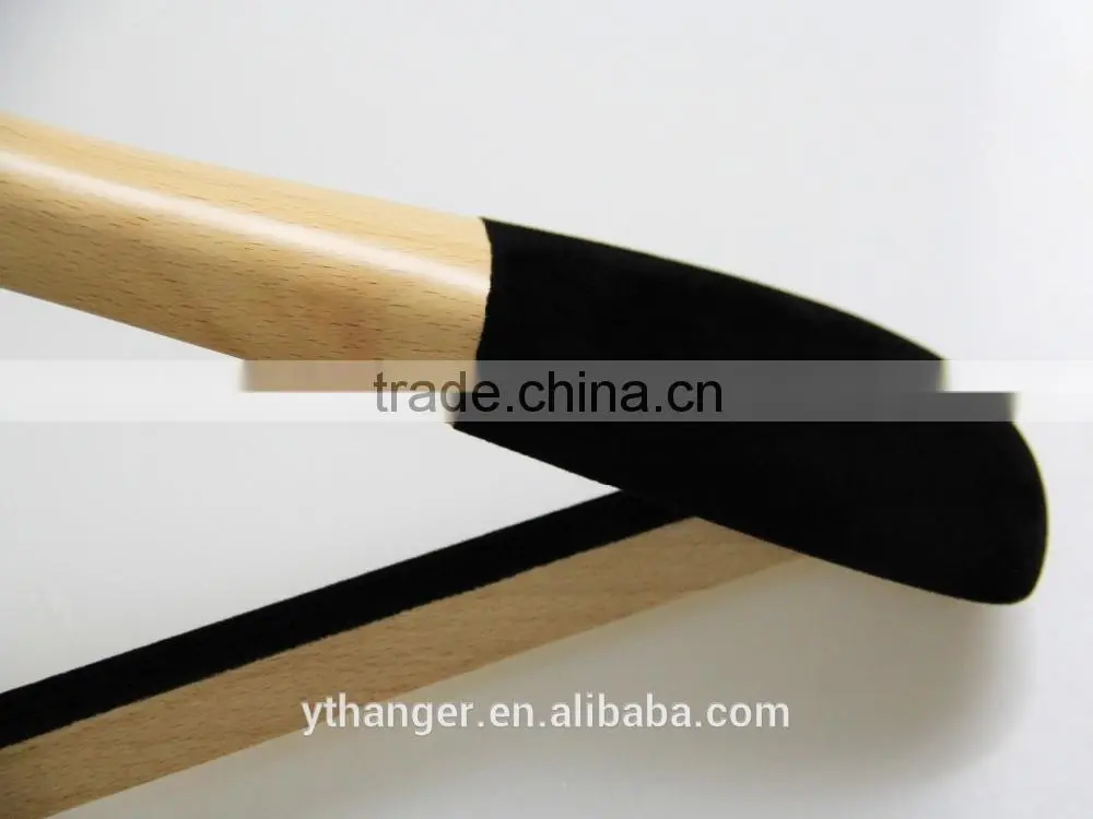 customize natural wooden hanger for suit clothes