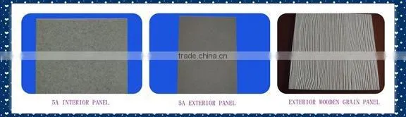 Good heat insulation & heat preservation performance Fiber Cement Board for interior partition decoration panel