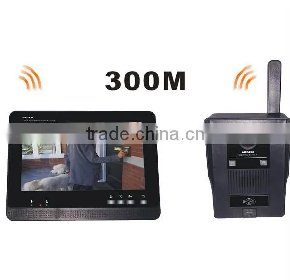 New wireless digital door viewer with SD card slot for recording,supporting night vision up to 3 meters