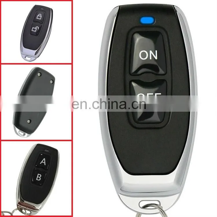 2-button 1527/2240 learning code smart home 433MHz radio frequency remote control for door lock / home appliances / car alarm