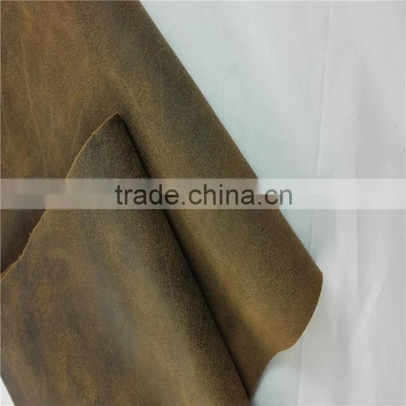 Vintage leather Cow shoes & bag Leather for shoes