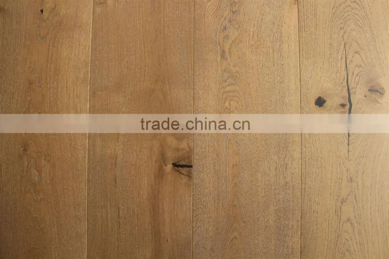 Oiled coating Oak Engineered Flooring/Raised Knots Oak Engineered Flooring/Smoked Oak Wood Flooring