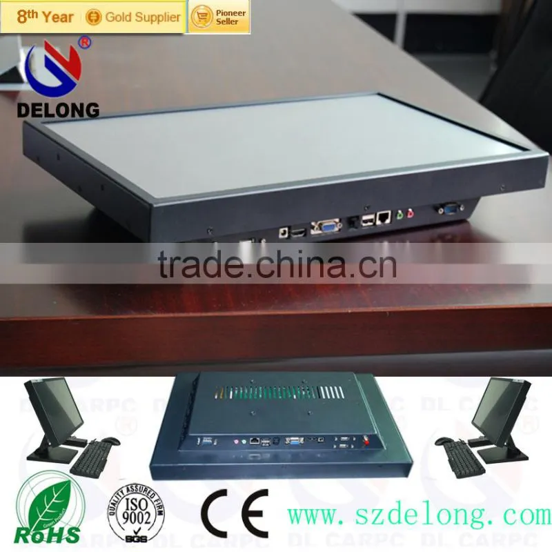 Industrial15 Inch touch panel pc, windows 7 touch panel pc
