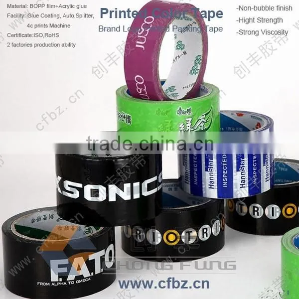 China Professional Manufacturer Custom Printed OPP Decoration Tape
