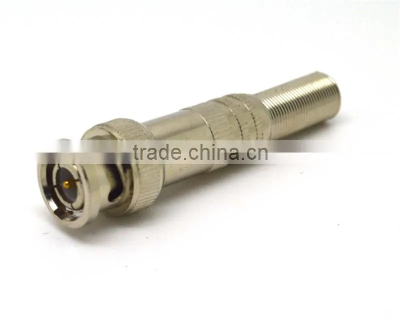 2015 Hot Twist Spring BNC Connector Jack for Coaxial RG59 CCTV Camera