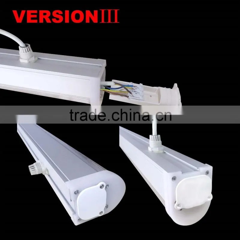 up to 160lm/w wholesale standard gapless interconnection waterproof dustproof IP66 led linear light fixture