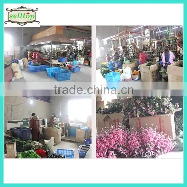 20cm 15heads mini fabric artificial bouquet