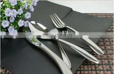 Western style stainless steel 4 pcs elegant cutlery set