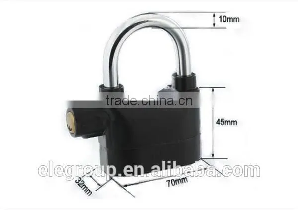 New padlock door alarm lock