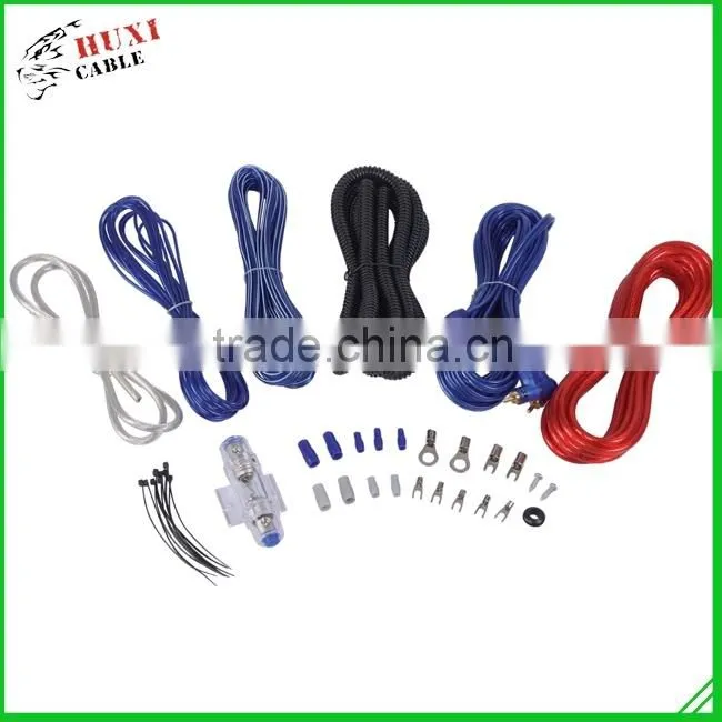 Low Price 8awg Installation Audio 12v Kit Wiring Power Amplifier Kit