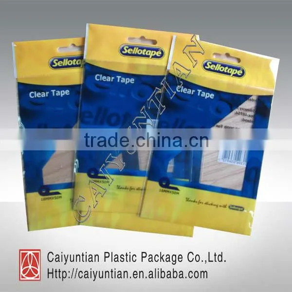 High Quality Plastice Bag for sellotape with Colour Printting