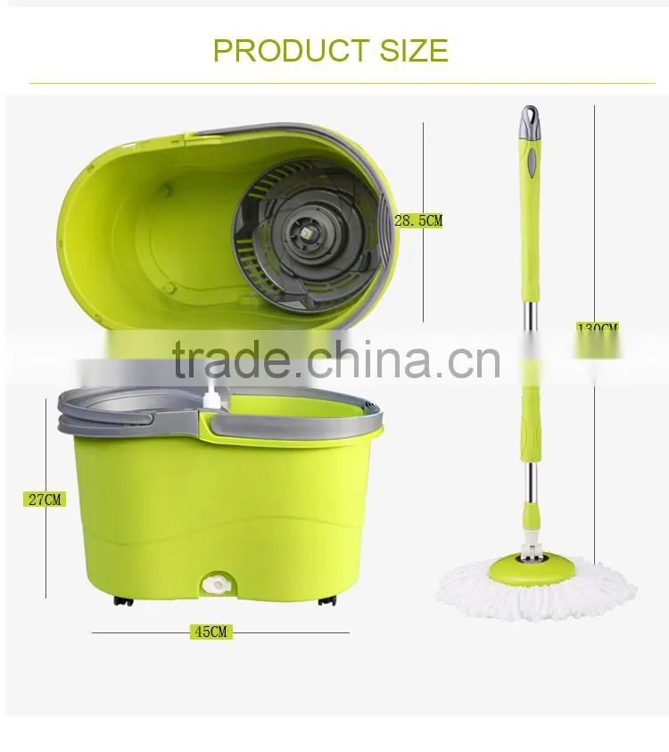 360 cleaning floor mop with removeable basket