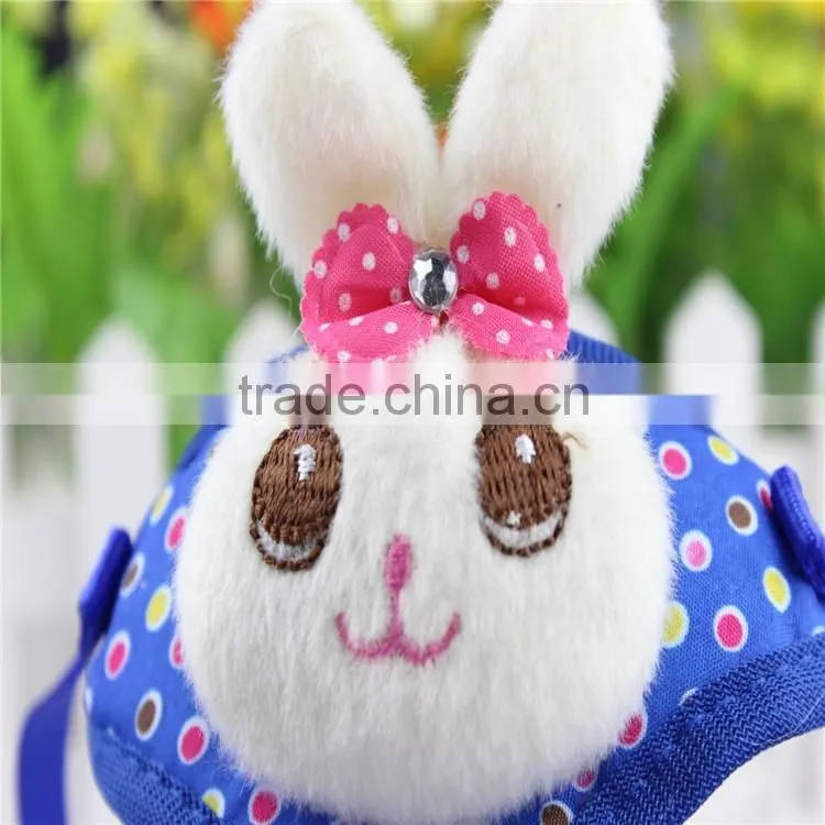 Cartoon chest and back new harness leash pet carriers dog rope pet supplies wholesale