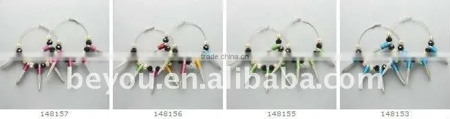 Baskball Spike Hoop Earring
