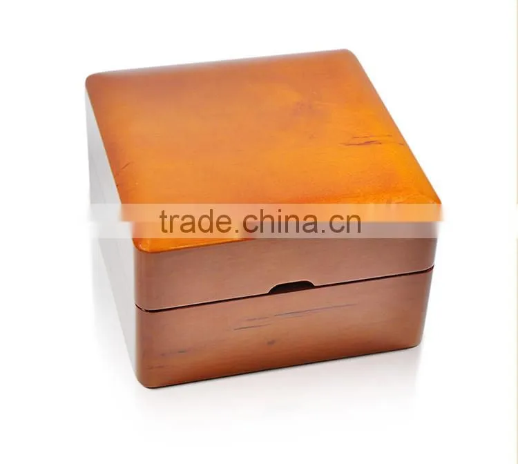 lacquer wooden jewelry single watch handmade box cheap price W1242