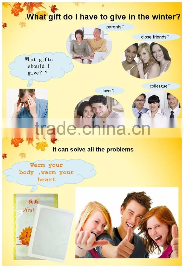 Private Label Body Warmer Heat Therapy Patch