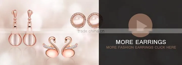 2015 Latest buttery indian gold plated fashion earring designs for young girls