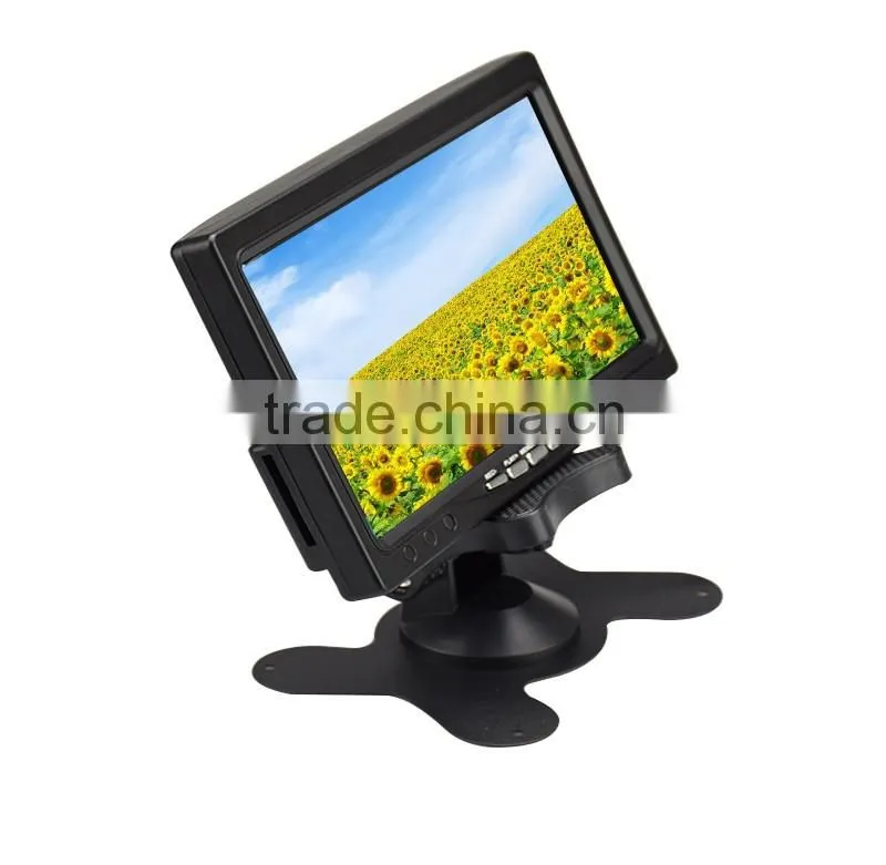 7"Stand alone car monitor with headrest mount frame,reverse camera input ,Car screen for video