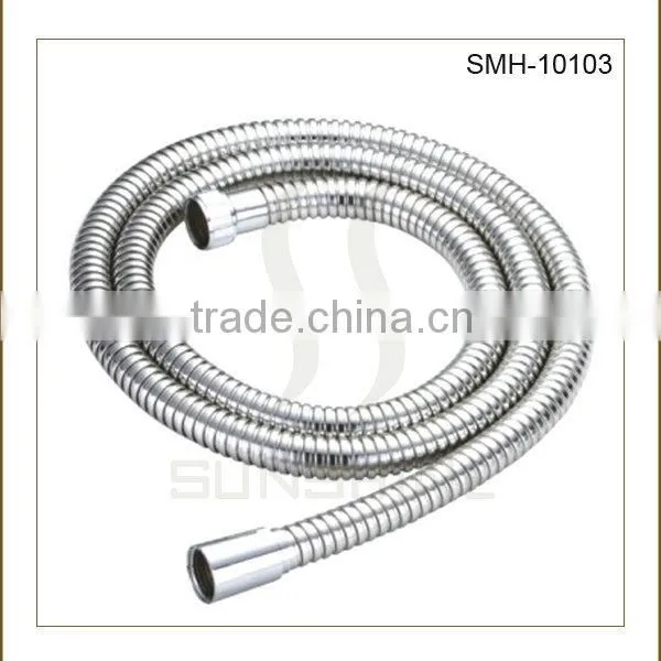 SMH-10103 Double lock stainless steel flexible shower hose with rotating conic nut