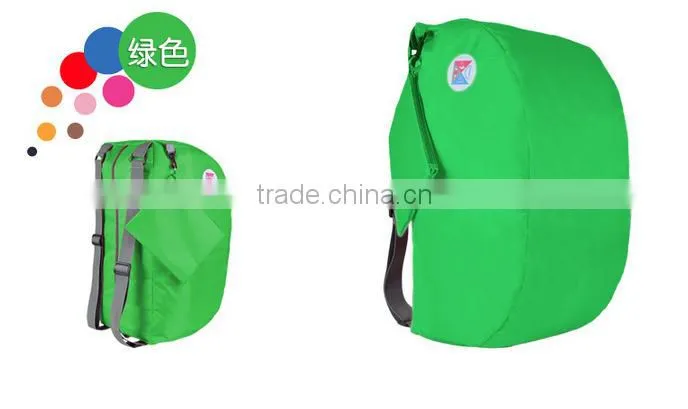 Mutifunctional lightweight waterproof foldable day backpack