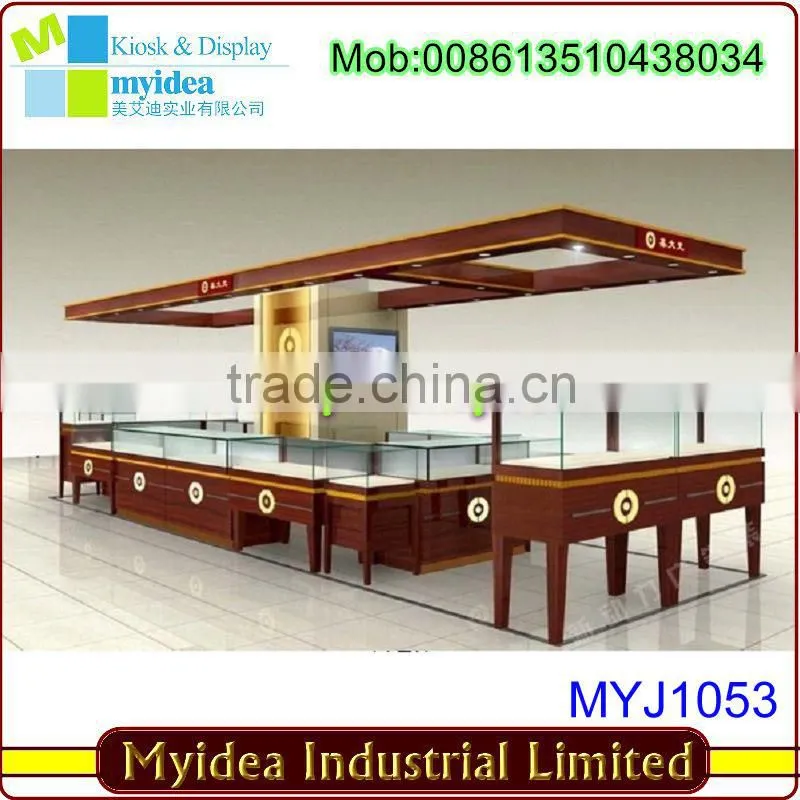 China furniture display eyewear store modern glass sunglass kiosk manufacture