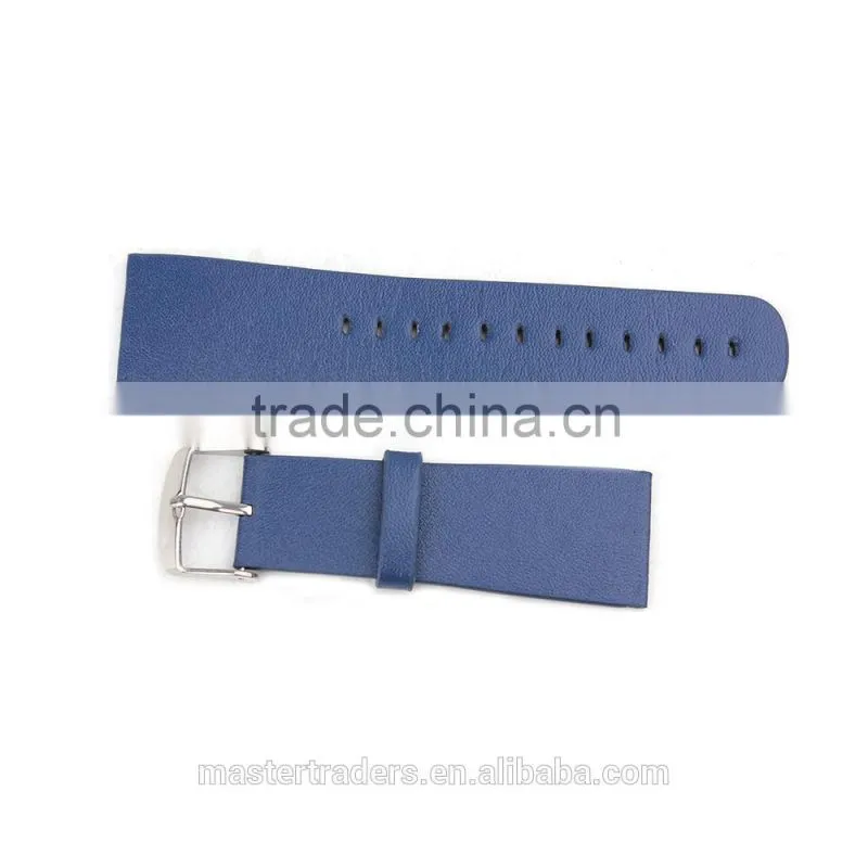 Cheap Colorful PU Leather Watch Band Wrist Strap Bracelet Without Metal Buckle For 42MM Apple Watch MT-3588