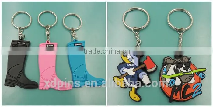 Creating custom-designed soft PVC keychains,Rubber Key Chains Supplier