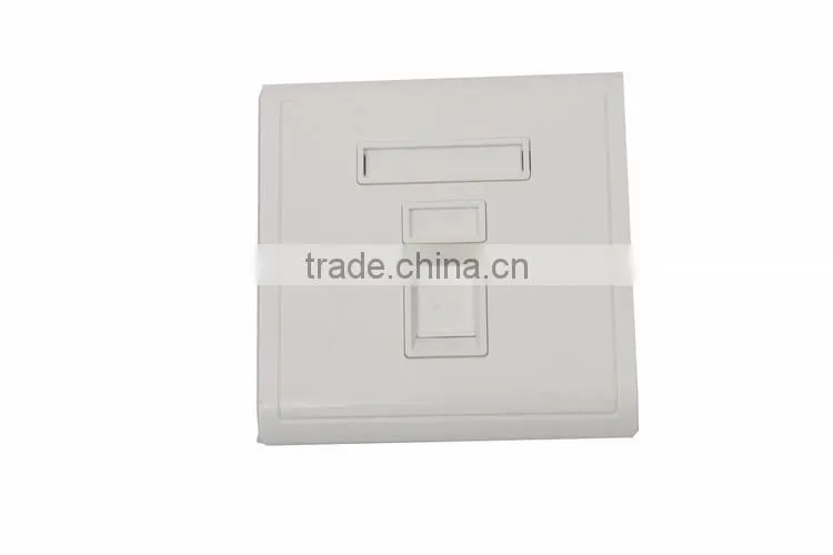 RJ45 faceplate wall face plate 86x86mm