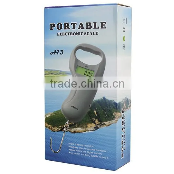 Digital LCD Electronic Luggage 45Kg/10g Scale With 1Meter Tape Measure